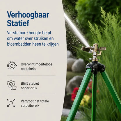 Korvatek Verstelbare 360° Tuinsproeier – Groot Bereik