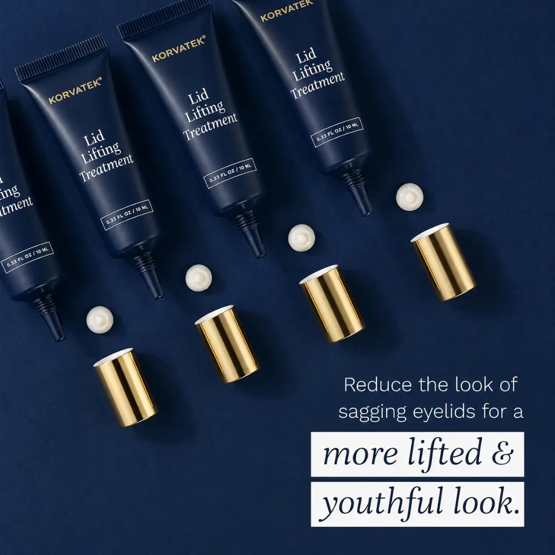 Korvatek Lifting Treatment – Firming Eye Cream for Hooded, Sagging & Crepey Lids – Instantly Smooths Fine Lines & Lifts Appearance – Fragrance-Free Formula