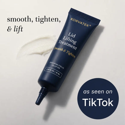 Korvatek Lifting Treatment – Firming Eye Cream for Hooded, Sagging & Crepey Lids – Instantly Smooths Fine Lines & Lifts Appearance – Fragrance-Free Formula